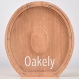 Custom Initial And Name - Personalized Letter And Name Oak Wooden Piggy Bank