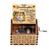 Never Forget That You Are My Sunshine - Personalized Daughter Hand Crank Music Box