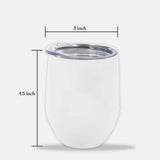 Friends And Alcohol The Glue Holding The Shitshow Together - Personalized Bestie Wine Tumbler