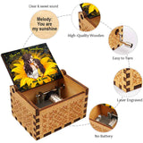 You're My Sunshine - Personalized Mother's Day Mother Hand Crank Music Box