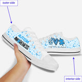 Accepter l'amour, comprendre, sensibilisation à l'autisme, chaussures basses 0622