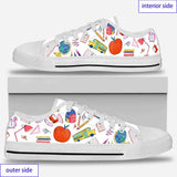 School Items Teacher Low Top Shoes 0622