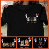 Life Is Better With Dogs - Personalized Independence Day T-shirt and Hoodie