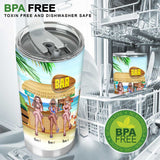 Besties Classy Sassy And A Little Smart Assy - Personalized Tumbler