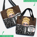 Teaching Is A Work Of Heart - Personalized Teacher Tote Bag