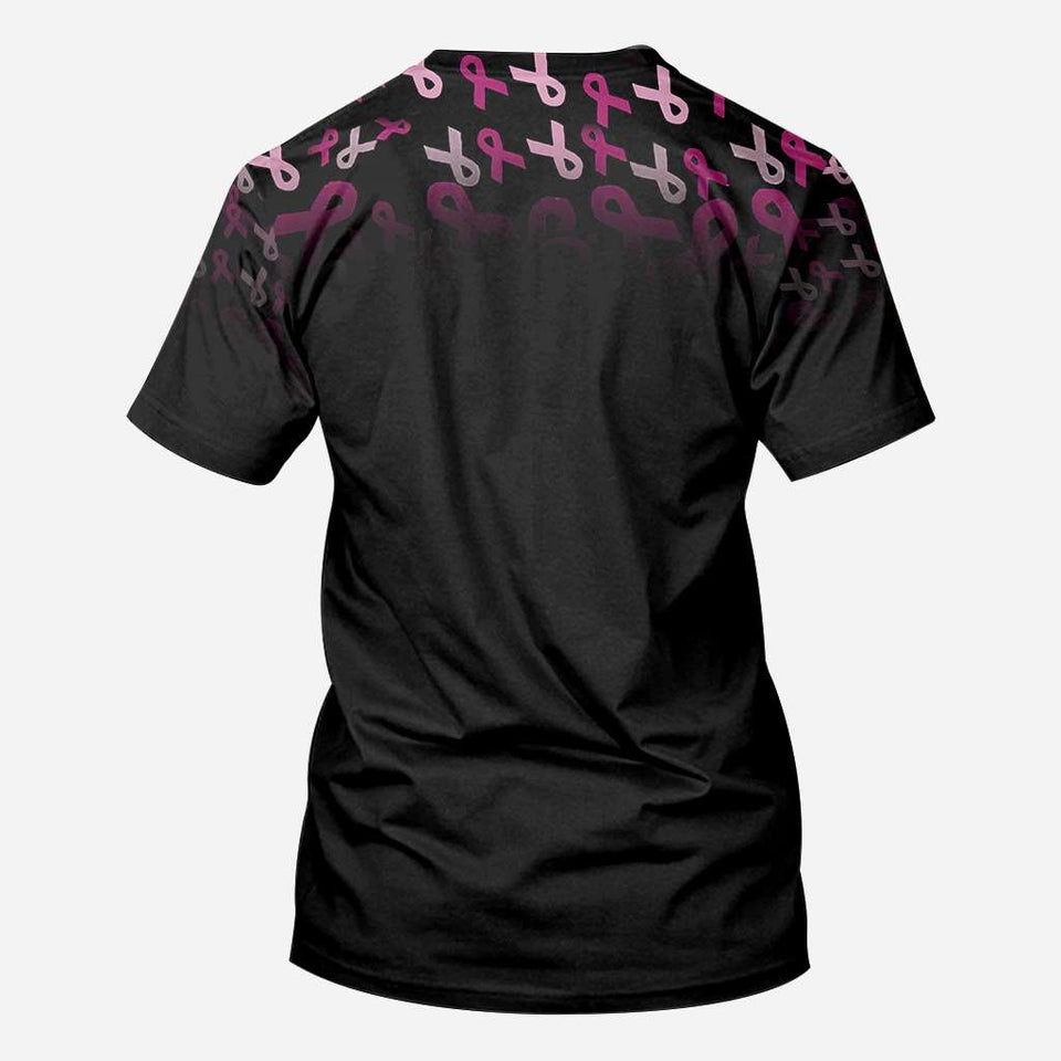 I Wear Pink For Breast Cancer Awareness Butterfly - Breast Cancer Awareness All Over T-shirt and Hoodie 0822
