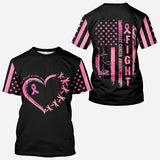 Dragonflies Heart No Story Should End Too Soon - Breast Cancer Awareness All Over T-shirt and Hoodie 0822