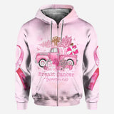 Breast Cancer Truck Christmas - Breast Cancer Awareness All Over T-shirt and Hoodie 0822