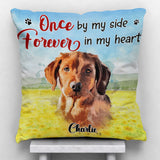 Forever In My Heart - Personalized Dog Throw Pillow