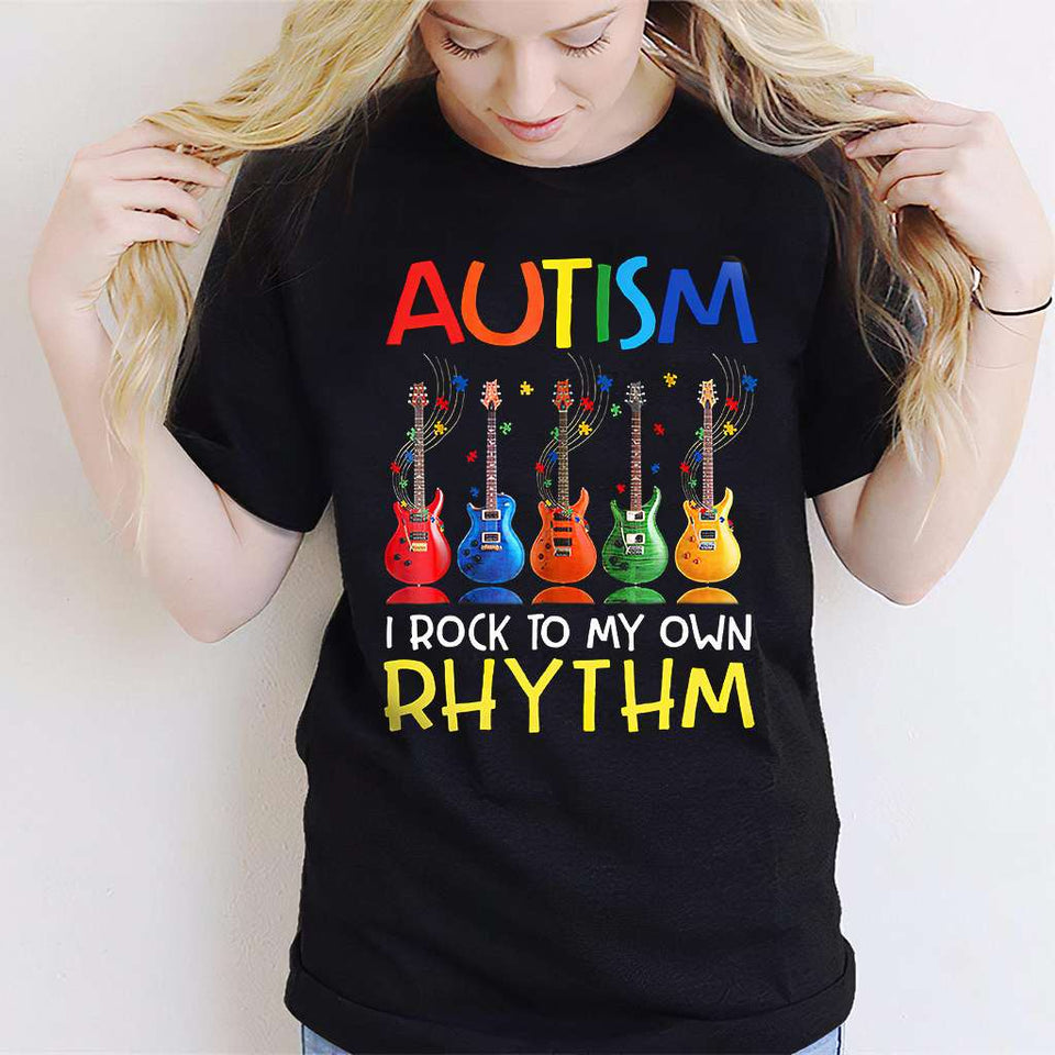 Autisme : Je vis à mon propre rythme - T-shirt et sweat à capuche de sensibilisation à l'autisme 0921