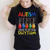 Autisme : Je vis à mon propre rythme - T-shirt et sweat à capuche de sensibilisation à l'autisme 0921