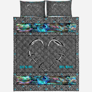 Love Fishing - Personalized Fishing Quilt Set