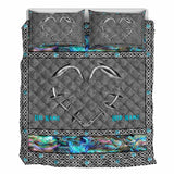 Love Fishing - Personalized Fishing Quilt Set