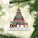 Gonna Lay Under The Tree - Personalized Christmas Cat Ornament