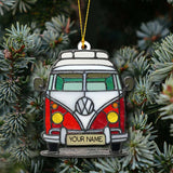 Love Camping - Personalized Christmas Ornament (Printed On Both Sides)