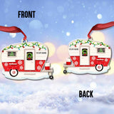 Love Camping - Personalized Christmas Ornament (Printed On Both Sides)