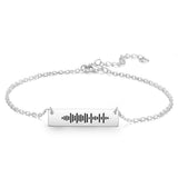 Personalized Music Code Anklet