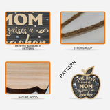 The Best Kind Of Mom - Personalized Mother's Day Teacher Wood Sign