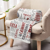 100% Authentic Grandma - Personalized Mother's Day Mother Blanket