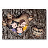 Grandkids Make Life More Grand - Personalized Grandma Canvas and Poster