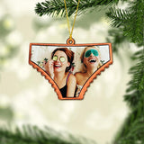 Big Knickers - Personalized Christmas Bestie Ornament (Printed On Both Sides)