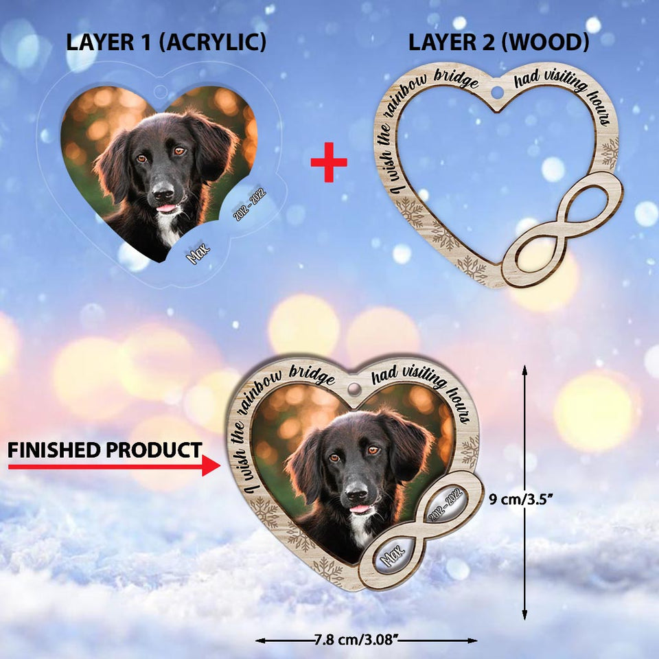 Best Friends Are Never Forgotten - Personalized Dog Layers Mix Ornament