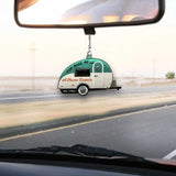 You Make Me A Happy Camper Camping Couple - Personalized Car Ornament (Printed On Both Sides)