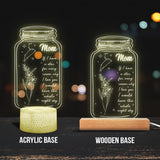 If I Had A Star Birth Flower Zodiac Sign - Gift for mom, grandma, daughter, wife, girlfriend, dad, grandpa, boyfriend, husband - Personalized Shaped Plaque Light Base
