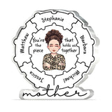 Mom Qualities - Personalized Mother's Day Mother Custom Shaped Acrylic Plaque