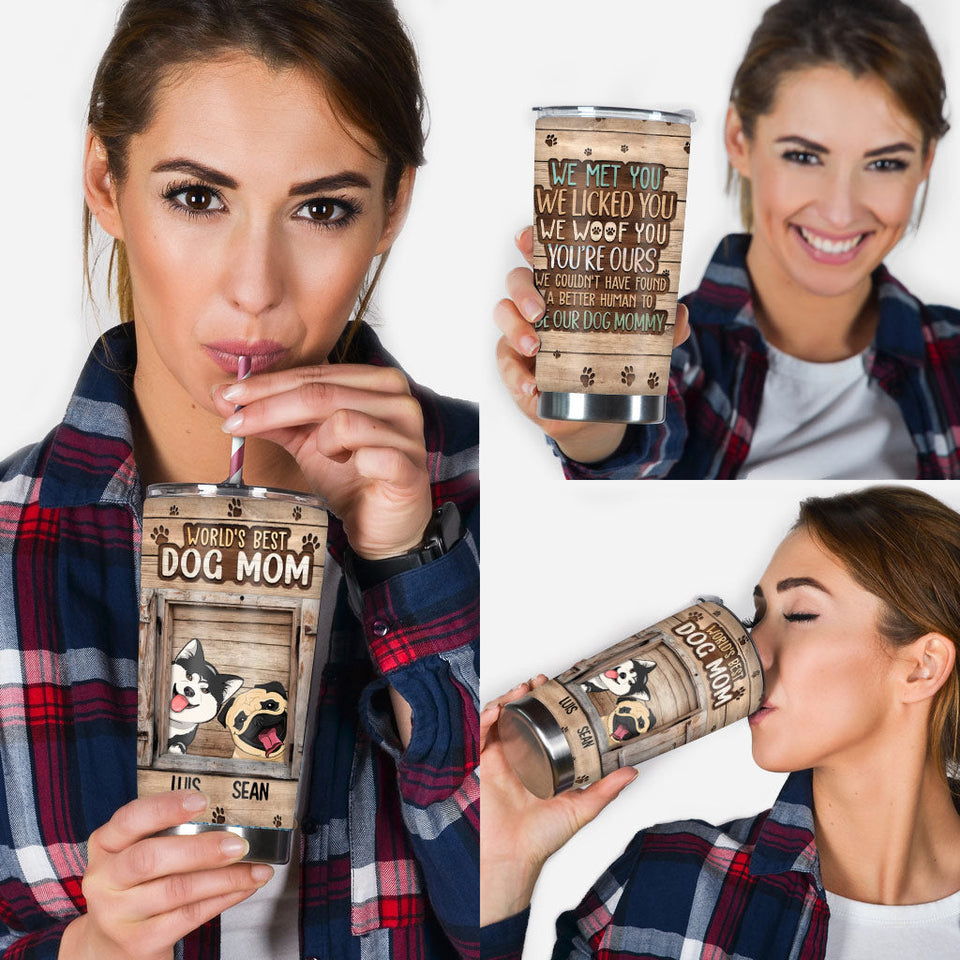 I Woof You You're Mine - Personalized Dog Tumbler