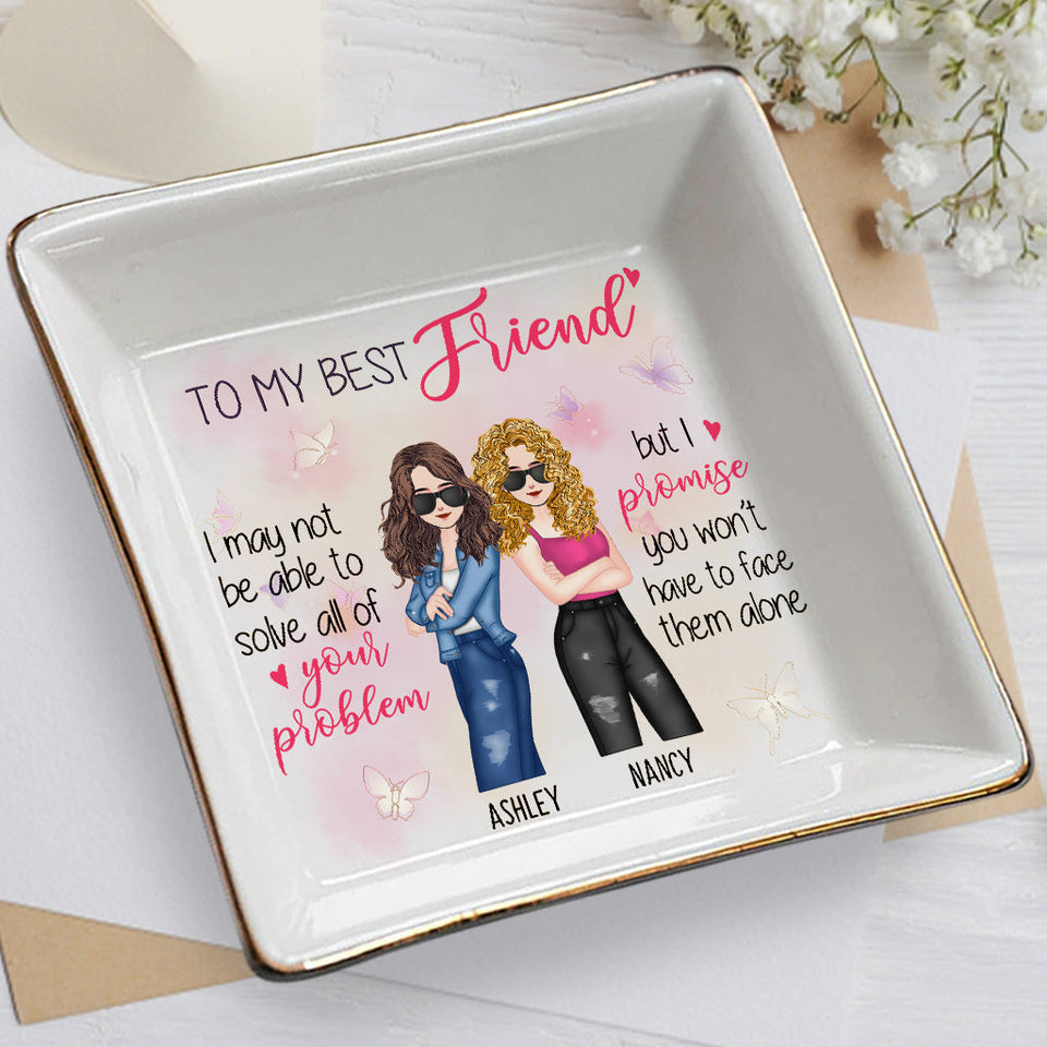 To My Best Friend - Personalized Bestie Jewelry Dish