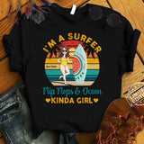 I'm A Flip Flops - Personalized Surfing T-shirt and Hoodie