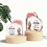 My Favorite Place Is Inside Your Hug - Personalized Couple Custom Shaped Acrylic Plaque