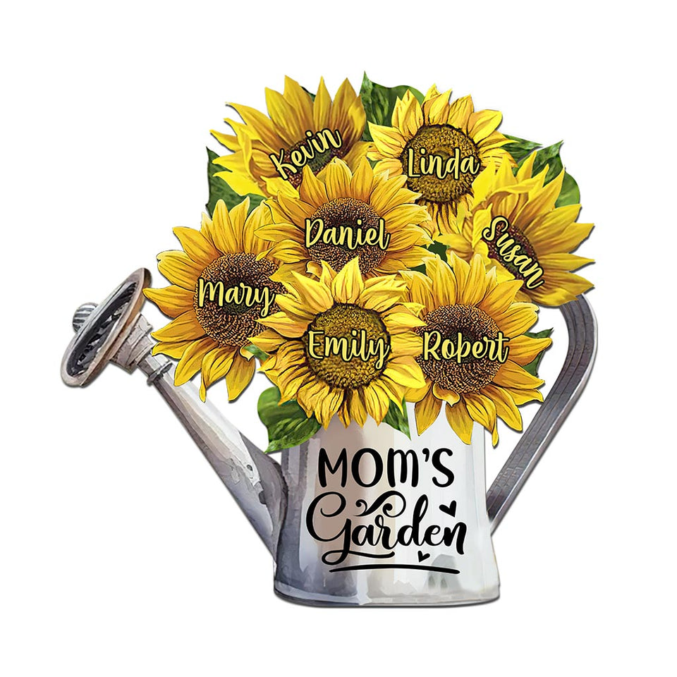 Mom's Garden - Personalized Gardening Cut Metal Sign
