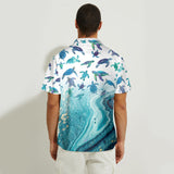 Turtle Lovers Sear Lovers - Personalized Turtle Hawaiian Shirt