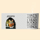 Love Reading Books - Personalized Book Candle With Wooden Lid