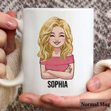 World's Okayest Sibling - Personalized Sibling Mug