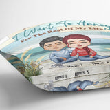 You're The Only One - Personalized Couple Throw Pillow