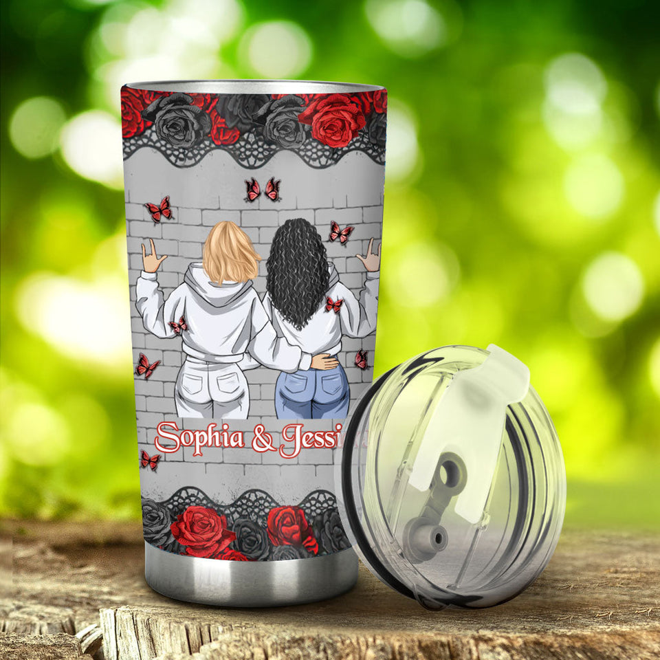 Not Sugar & Spice And Everything Nice - Personalized Bestie Tumbler