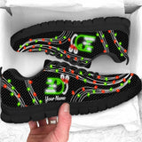 Tis The Season - Personalized Christmas Bowling Lover Sneakers
