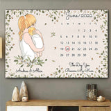 The Day You Became My Mum - Personalized Mother's Day Poster