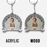 If Dad Can't Fix - Gift for dad, grandpa - Personalized Keychain