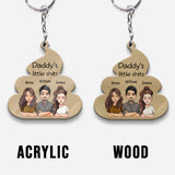 Little Cuties - Gift for dad, grandpa, mom, uncle, aunt, grandma - Personalized Keychain