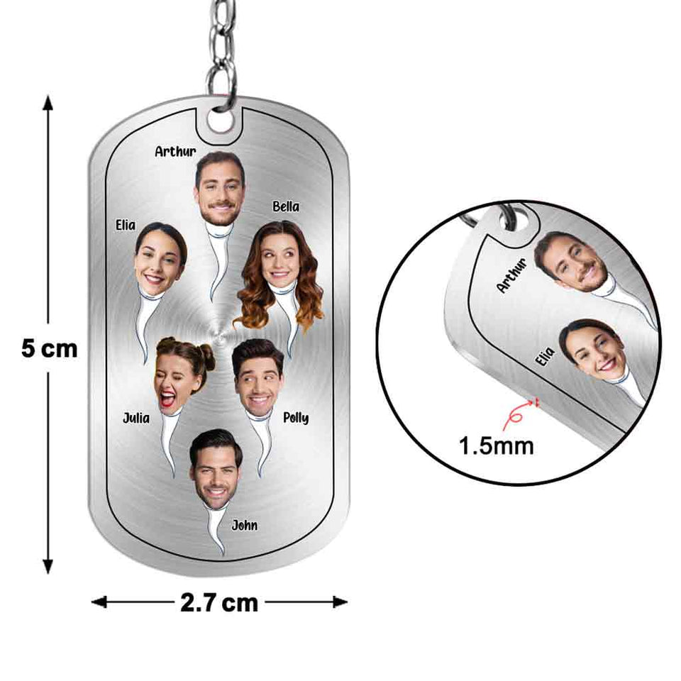 Seems Like Just Yesterday - Personalized Father's Day Father Stainless Steel Keychain