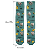 This Human Belongs To - Dog gift for cat lover - Personalized Socks