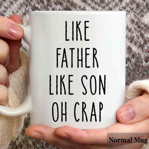 Like Father Like Son - Gift for dad, dad, son - Personalized Mug