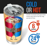 Seems Like Yesterday We're Chilling On Your Balls - Personalized Father Tumbler