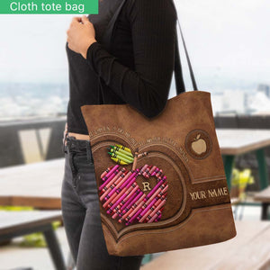 It Takes A Big Heart Personalized Tote Bag