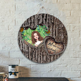 Into The Garden I Go - Personalized Gardening Round Wood Sign