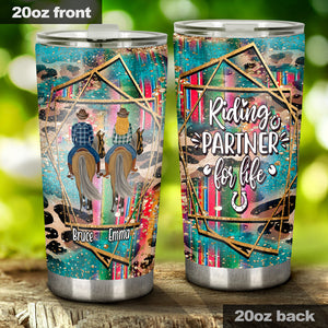 Riding Partner For Life - Personalized Horse Tumbler